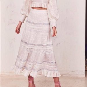 Loveshackfancy Ann Marie skirt size 4